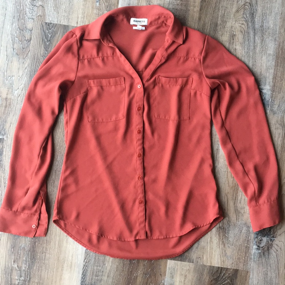 Rust Orange Portofino Shirt 🍁